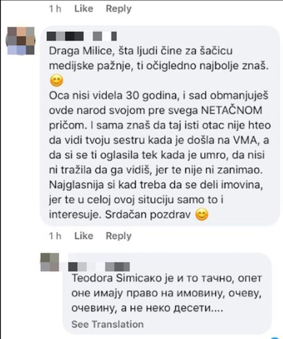 Ćerku Laneta Gutovića napali da obmanjuje javnost: Najglasnija si kad treba da se deli imovina, nisi ga videla 30 godina!