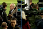 Predsednik Napolija opet divlja! Sada prekinuo intervju i odgurnuo snimatelja, UEFA će ga žestoko kazniti (VIDEO)