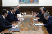 Naši sveukupni odnosi sa Francuskom su dostigli izuzetan nivo: Predsednik Vučić se sastao sa Brisom Rokfejom