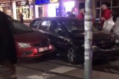 Lančani udes u Ruzveltovoj ulici: Četiri automobila se sudarila (VIDEO)
