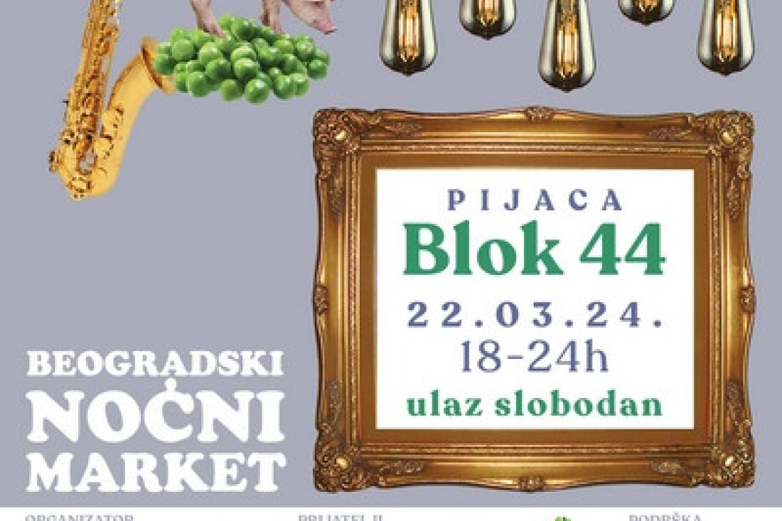 Ukusna hrana i dobar provod: "Beogradski noćni market" u petak na pijaci "Blok 44"