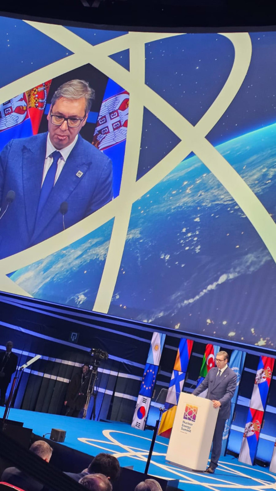 Vučić se obratio na Samitu o nuklearnoj energiji: Srbija spremna da pruži svoj doprinos energetskoj tranziciji