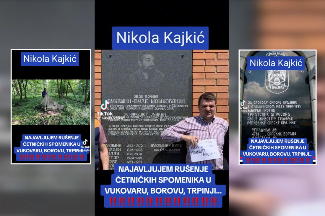 Ozloglašeni srbomrzac preti rušenjem srpskih spomenika (VIDEO)