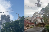 Snažan zemljotres pogodio Indoneziju! Pojavili se i snimci, ljuljali se kranovi, zemlja se digla i razorila ceo komšiluk (VIDEO)