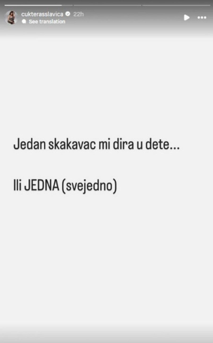 "Skakavac mi dira u dete!" Da li je Slavica Ćukteraš javno nagovestila šta se dešava između nje i Vlade Avramova? (FOTO)