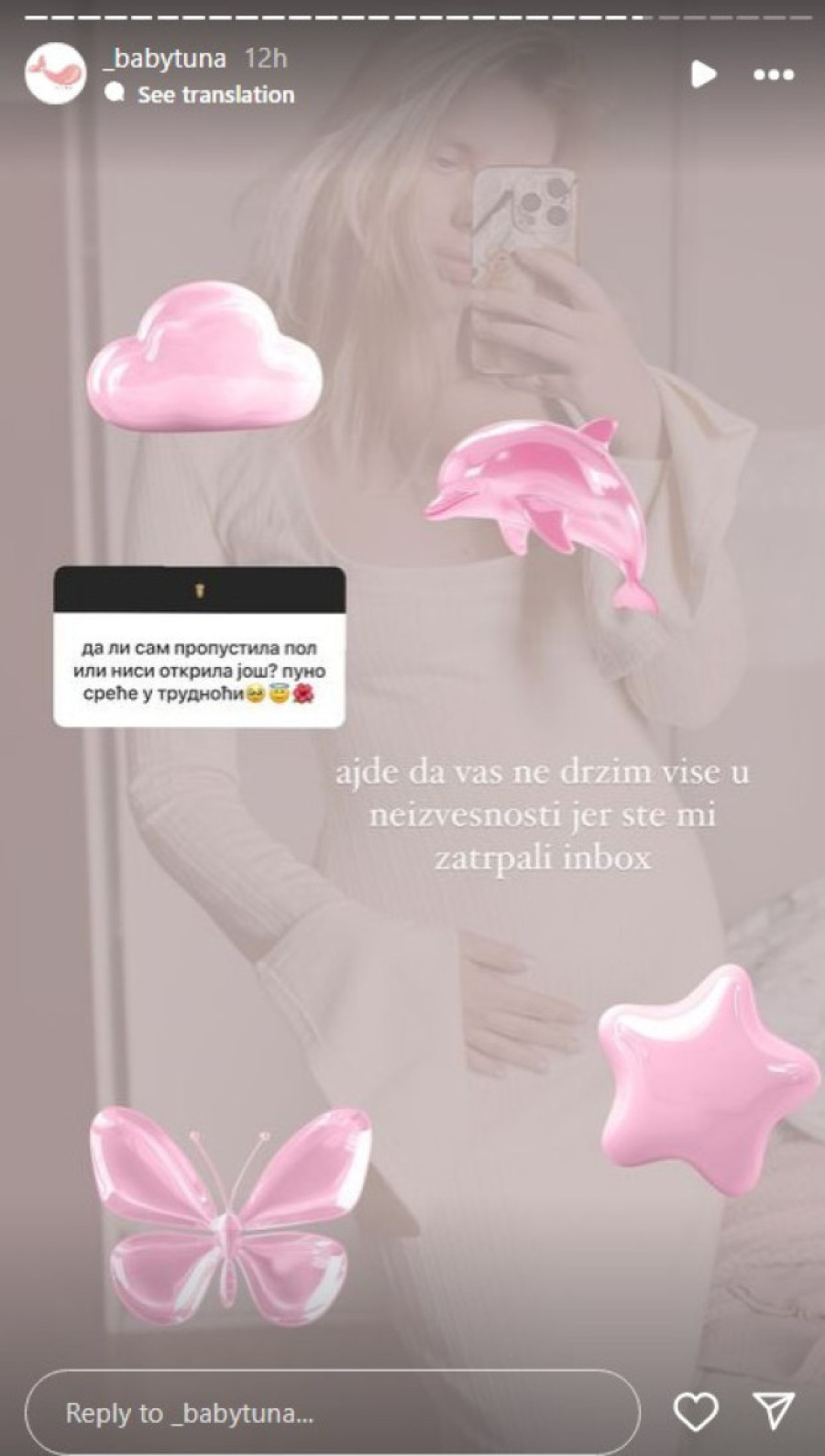 Cobijeva bivša otkrila pol bebe! I njen brat očekuje prinovu u istom periodu! (FOTO)