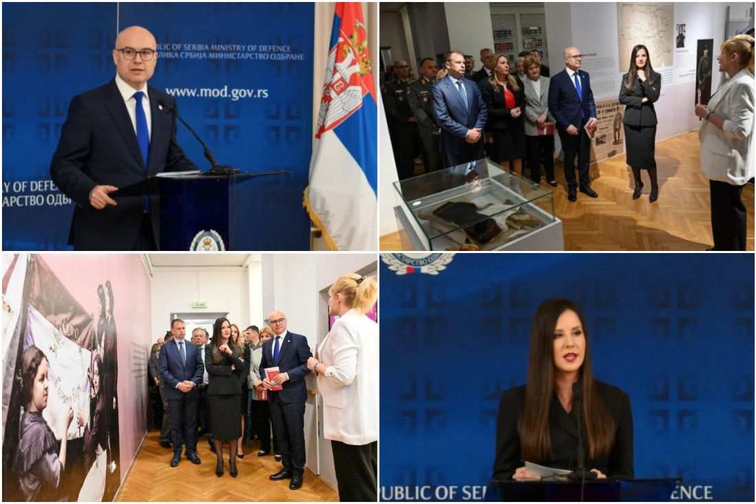 Ministar odbrane i prva dama otvorili izložbu: Vučević - Siguran sam da će izložba "Srpske heroine u Velikom ratu" biti moralni putokaz