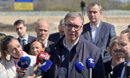 Vučić obišao radove na izgradnji pruge: Od Beograda do Niša za dva sata i 10 minuta (FOTO)