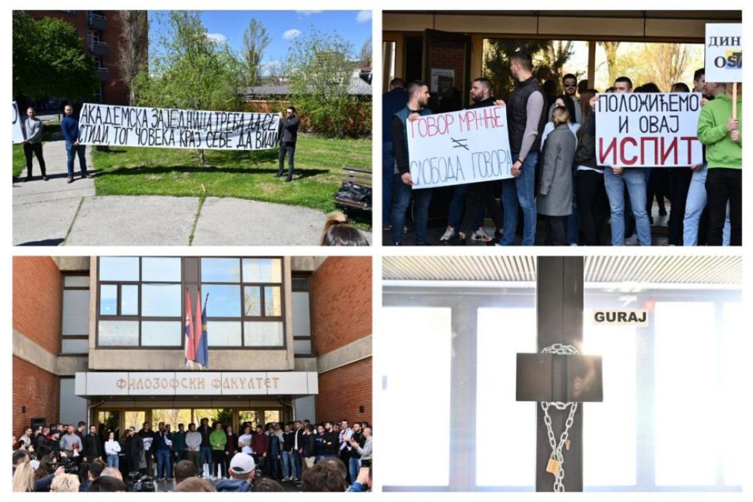 Studenti blokirali Filozofski: Ujedinjeni u jednom, traži se smena Dinka Gruhonjića, blokada do daljeg (FOTO)
