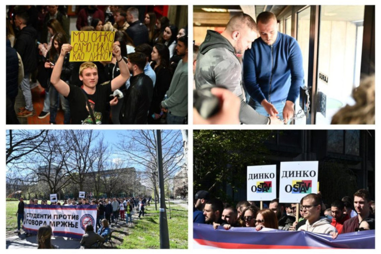 "Glas studenata mora da se čuje"! Počela blokada - evo šta je student prorektor poručio okupljenima ispred Filozofskog fakulteta (FOTO)
