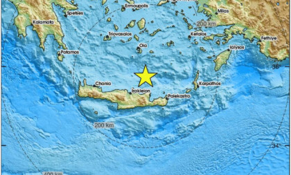 Još jedan zemljotres pogodio Grčku! Treslo se na Kritu