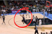 Potez o kojem bruji NBA: Bogdanović pogodio trojku preko celog terena, pa se razočarao! Navijači ostali u šoku (VIDEO)