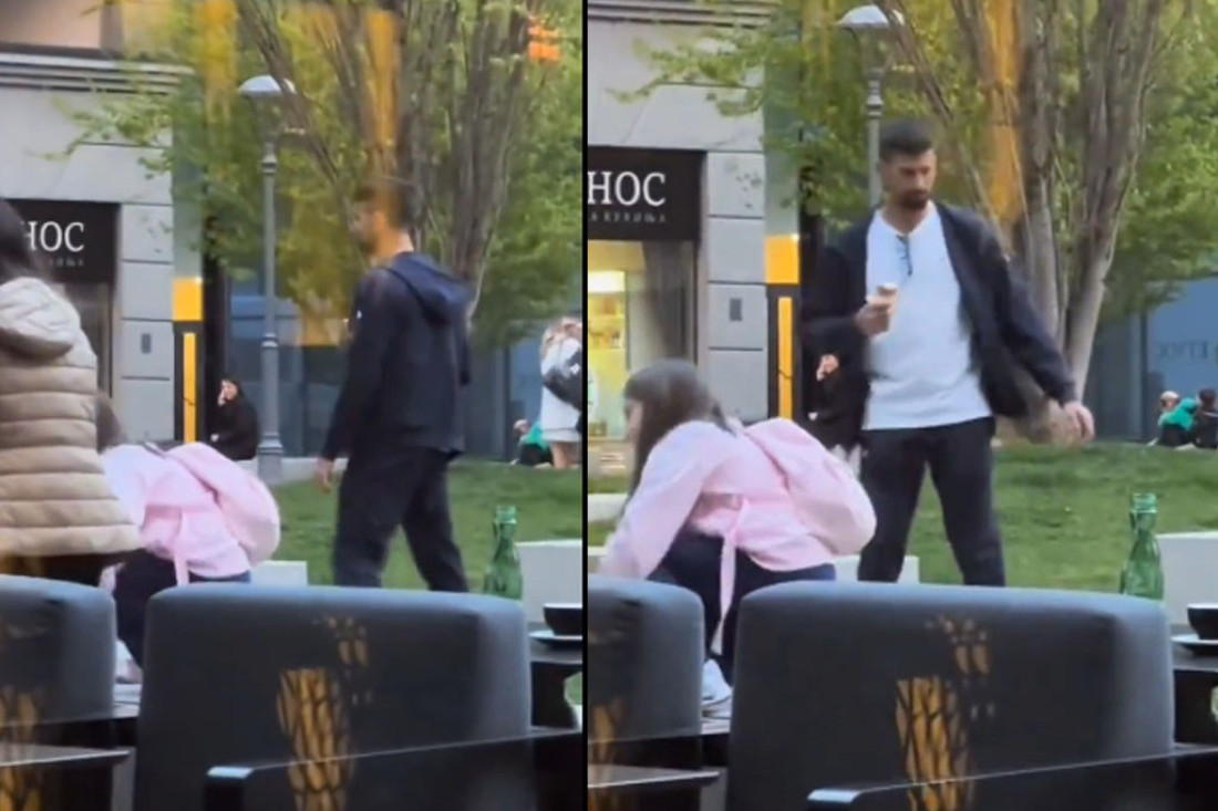 Novak i dalje u Beogradu? Pika fudbal na ulici i jede sladoled! (VIDEO)