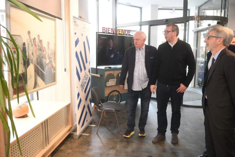 Vučić posetio izložbu „Božidar Maljković – veoma francuski život“: Kud ćete bolju pripremu za OI u Parizu (FOTO)
