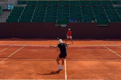 Novak stigao u Kneževinu, obavio i prvi trening! Pogledajte ko mu je partner! (VIDEO)