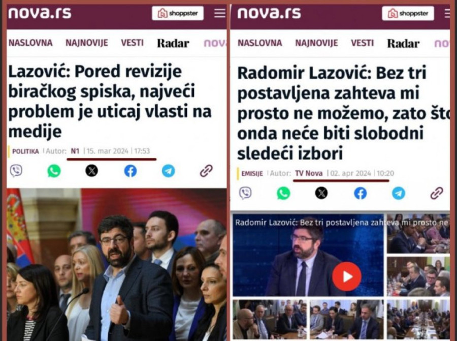 Radomire, ti li si? Lazović potpuno promenio ploču, iako su dva glavna zahteva đilasovaca prihvaćena, oni i dalje ne žele dijalog! (FOTO)