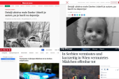 "Devojčica sa cuclom, Danka iz Srbije je mrtva": Svetski i regionalni mediji bruje o tragičnom okončanju potrage (FOTO)