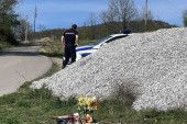 Zbogom i od Banjskog Polja: Sveće i cveće na mestu gde je kolima udarena Danka Ilić (FOTO)