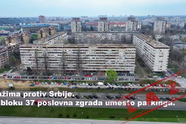 Nasiljem protiv Srbije: Parking plac za meštane Bloka 37