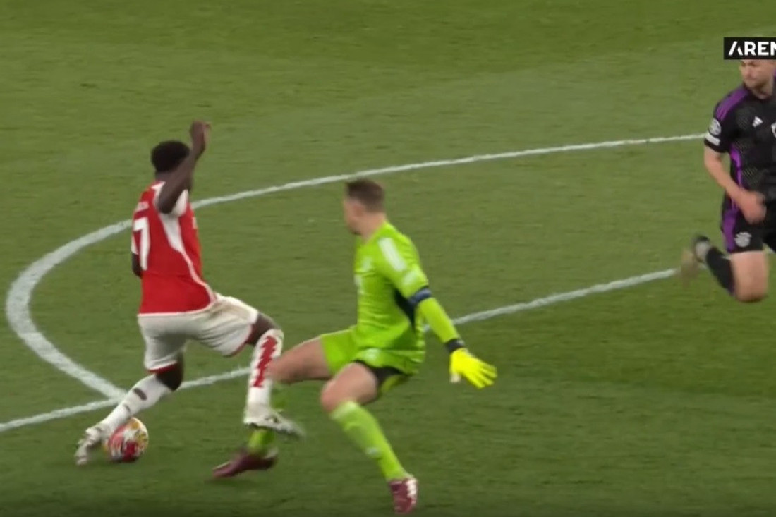 Da li je Arsenal grubo oštećen za penal? Kontakta je očigledno bilo, navijači i igrači pobesneli! (VIDEO)