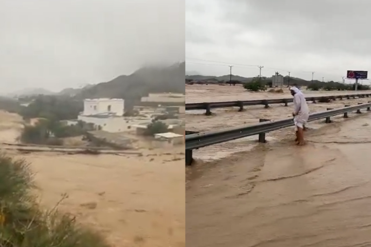 Kiša napravila totalni haos: U poplavama u Omanu stradalo 18 ljudi, u Dubaiju ljudi zarobljeni na ulicama