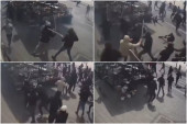 Pojavio se novi snimak brutalne tuče Delija i Grobara! U centru Beograda je bio haos! (VIDEO)