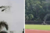 U sudaru dva helikoptera 10 mrtvih! Objavljen i snimak iz vazduha - jedna letelica se zakucava u rep druge (VIDEO)