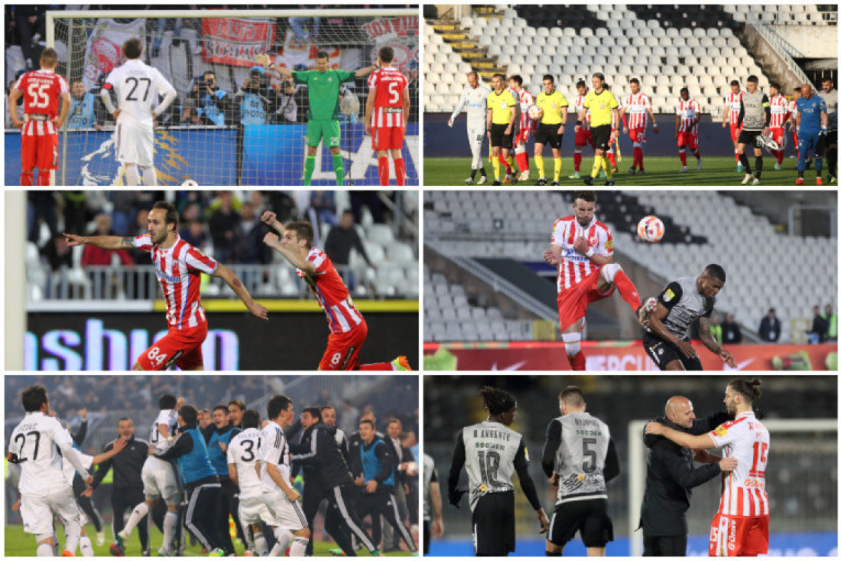 Zvezda i Partizan na današnji dan odigrali 2 derbija! U jednom je bilo golova i još mnogo toga, a drugi i bez publike i bez pogodaka (VIDEO)