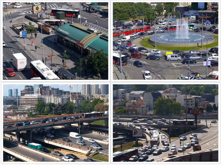 Situacija na beogradskim ulicama "napeta": Gde god krenete - gužva! Uz naše kamere uživo izbegnite kolaps! (FOTO)