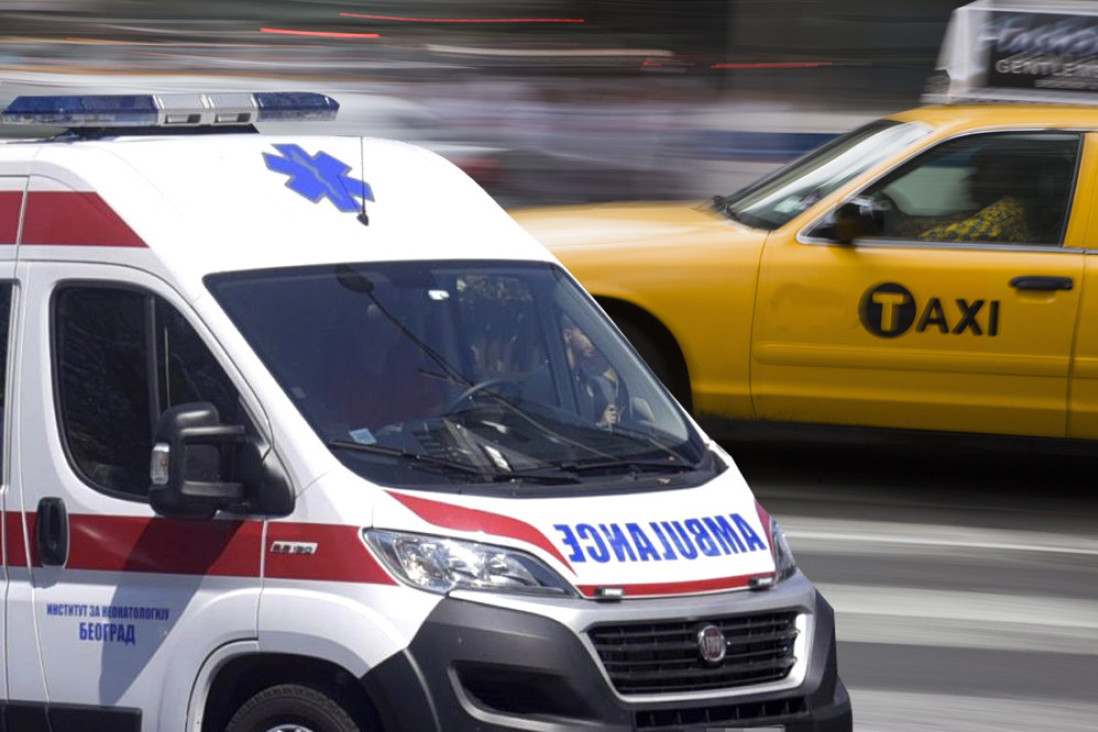 Taksista ženi polomio nogu: Udario je na pešačkom prelazu