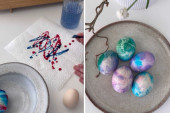 Deca obožavaju ovu tehniku: Farbanje jaja u salveti, vatromet boja i radosti za celu porodicu (VIDEO)