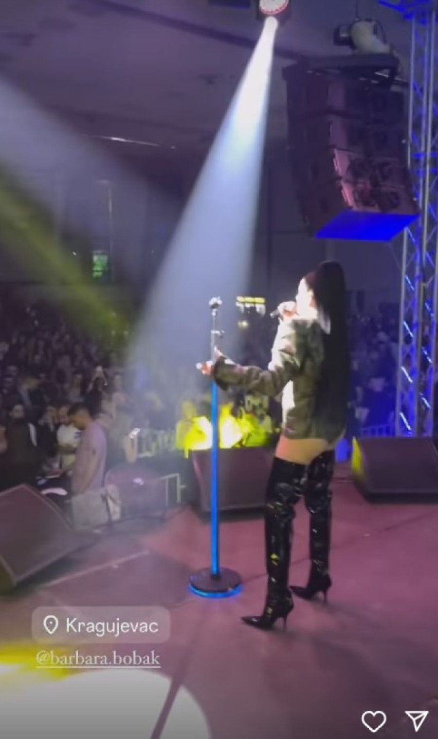 Barbara Bobak doživela neprijatnost na nastupu, pa se obratila publici: Nemojte, molim vas, imam traumu!