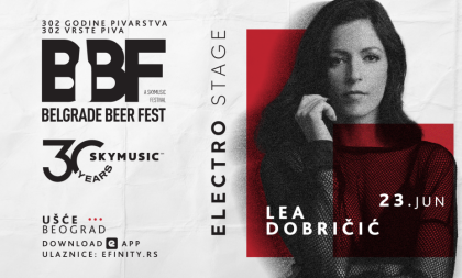 Nakon Marka Nastića, još jedno veliko ime stiže na Electro stage Belgrade Beer Festa: Lea Dobričić nastupa 23. juna!