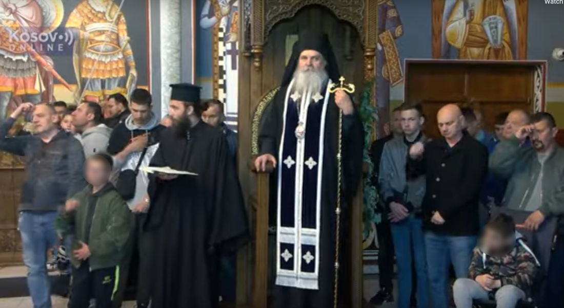 U hramu Svetog Dimitrija u Severnoj Mitrovici održana večernja služba