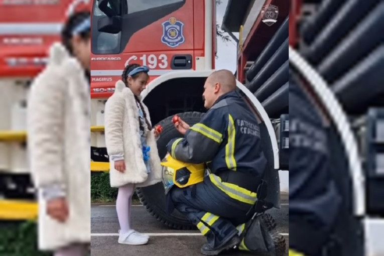Kako je vatrogasac spasio uskršnje jaje: MUP na originalan način čestitao građanima veliki praznik (VIDEO)