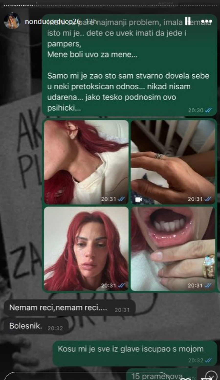 Uznemirujući snimak! Otac Tarinog deteta lomi sve po sobi! Simova vrišti: "Izađi iz stana, zašto me udaraš?" (VIDEO)