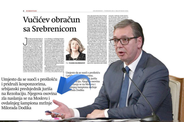 Udar iz Sarajeva! Vučić na meti napada jer nikada neće dozvoliti da se Srbima prišije etiketa genocidnog naroda!