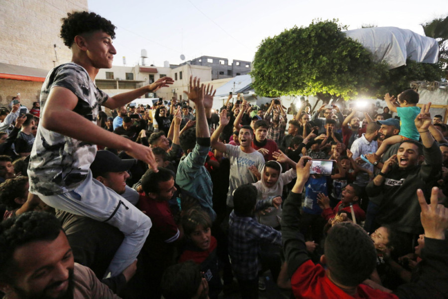 Palestinci slave prekid vatre u Gazi: Ulice su pune, čuje se muzika, a najveselije je ispred bolnice Al Aksa (VIDEO)