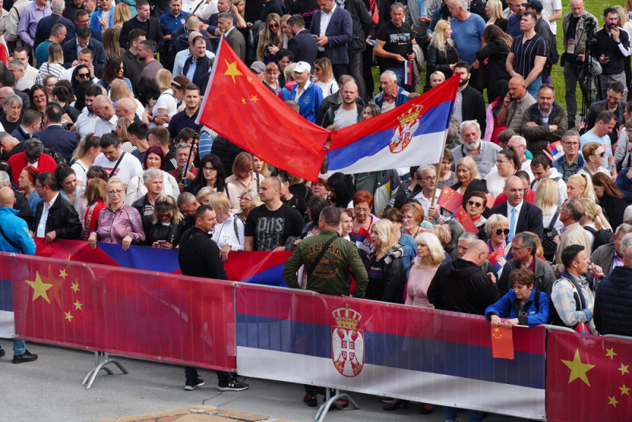 Građani dočekali Si Đinpinga: Došli smo da pozdravimo čeličnog prijatelja koji donosi samo dobro