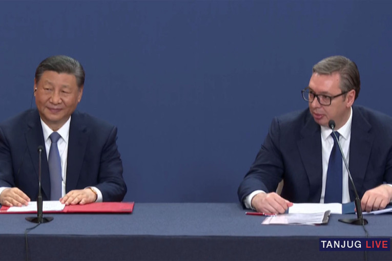 Predsednici Vučić i Si potpisali dokument o sveobuhvatnom strateškom partnerstvu (FOTO/VIDEO)
