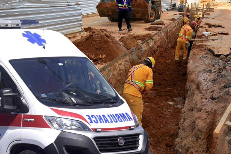 Nesreća u Loznici: Zemlja se obrušila na radnika, hitno prebačen u bolnicu!