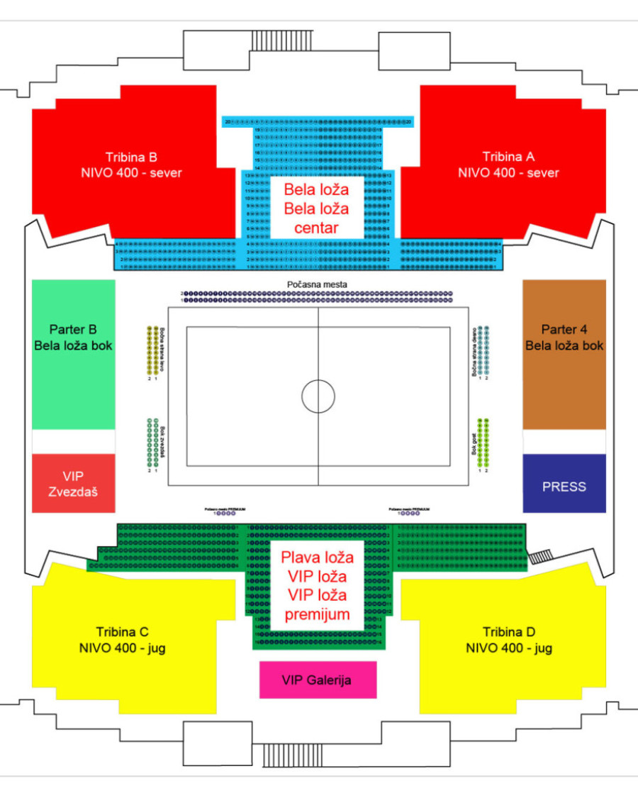 Zvezda napravila plan! Ovo je raspored ulaska u Pionir za finale sa Partizanom! (FOTO)