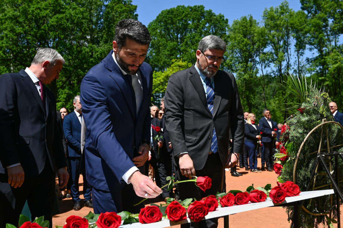 Aleksandar Šapić na obeležavanju Dana sećanja na žrtve genocida nad Srbima, Jevrejima i Romima u NDH (FOTO)