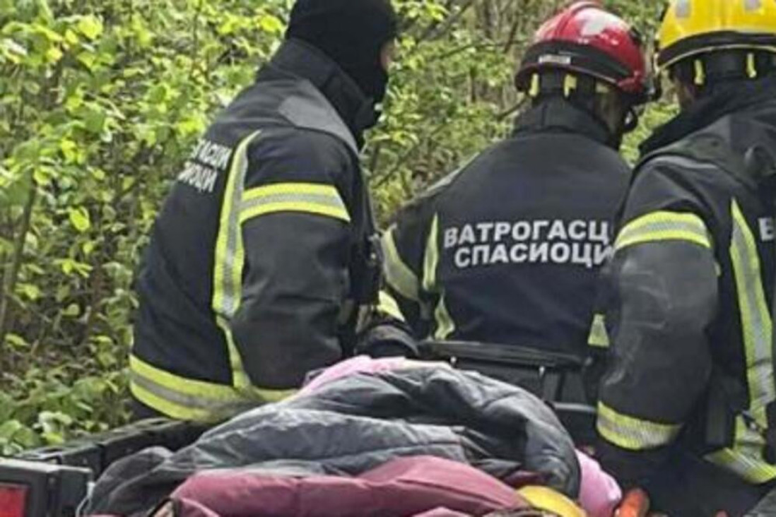 Vatrogasci spasili ženu kod Pirota: Slomila nogu, pomoć brzo stigla, predata Hitnoj pomoći (FOTO)