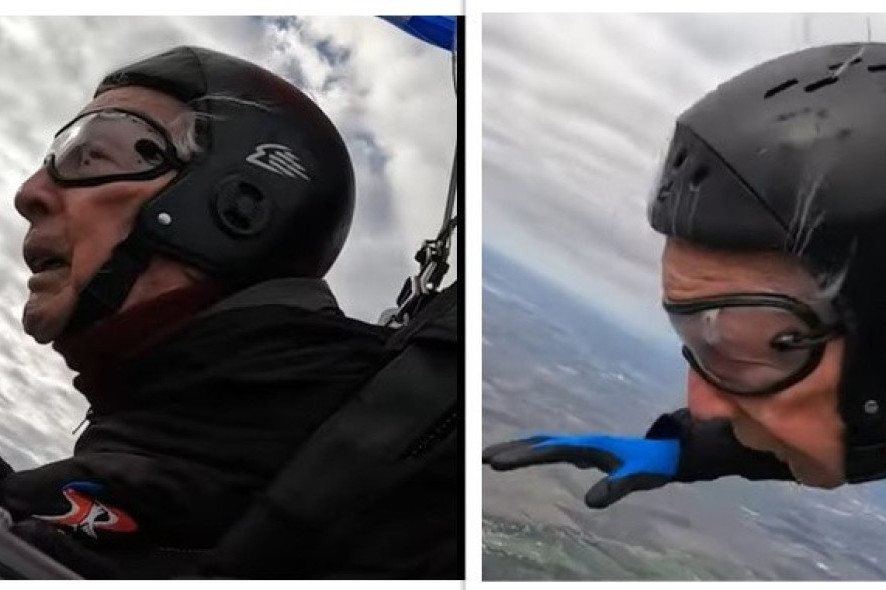 Nikada nisi prestar za avanturu: Teksašanin od 106 godina skočio iz aviona sa padobranom i oborio Ginisov rekord (VIDEO)