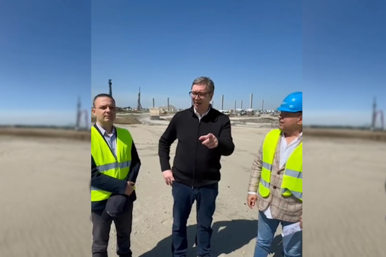 "A sad nešto stvarno čudesno i lepo": Vučić obišao gradilište, EXPO napreduje ogromnom brzinom (VIDEO)
