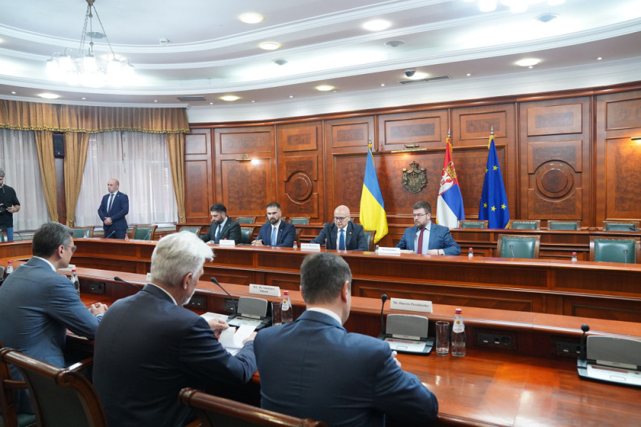 Premijer Vučević sa ukrajinskim ministrom o političkoj situaciji u svetu i mogućnostima ekonomske saradnje