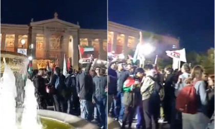 Haos u Atini: Policija upala u zgradu fakulteta, pa izbacivala studente koji su se solidarisali sa Palestincima (VIDEO)
