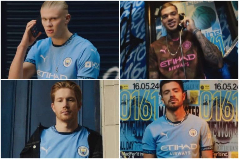 Mančester siti je na korak od titule, predstavio nove dresove: Jak lokalpatriotizam, opet je čudan gostujući (FOTO/VIDEO)