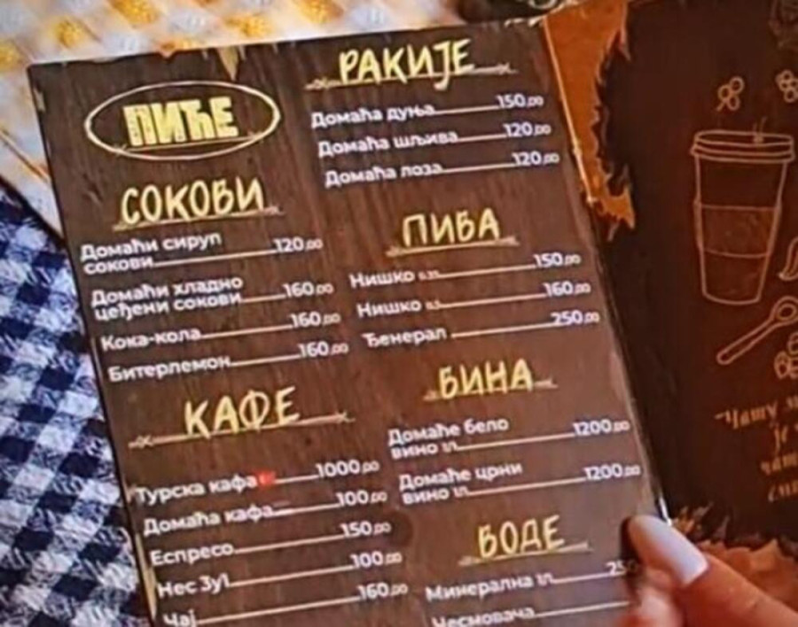 Domaća kafa 100 dinara, turska 1.000! Restoran iz Srbije objavio cenovnik i napravio haos na mrežama, razlog će vas zapanjiti